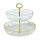 thumbnail image 3 of Soporte Para Cupcakes Soporte De Repostería Desmontable De 2 Niveles Para Cafetería Restaurante Decoración Blanco, 3 of 3