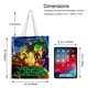 thumbnail image 5 of Young Justice Bolso de tela con estampado de lienzo para mujer, bolsa de compras reutilizable y estética, con cremallera interior, regalo para mujer,40*45cm., 5 of 6