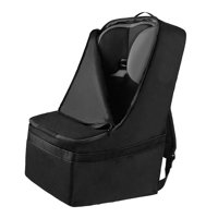Magideal - Bolsa De Almacenamiento Impermeable Para Asiento De Seguridad Infantil Con Correa De Hombro Acolchada Para Puerta Negro