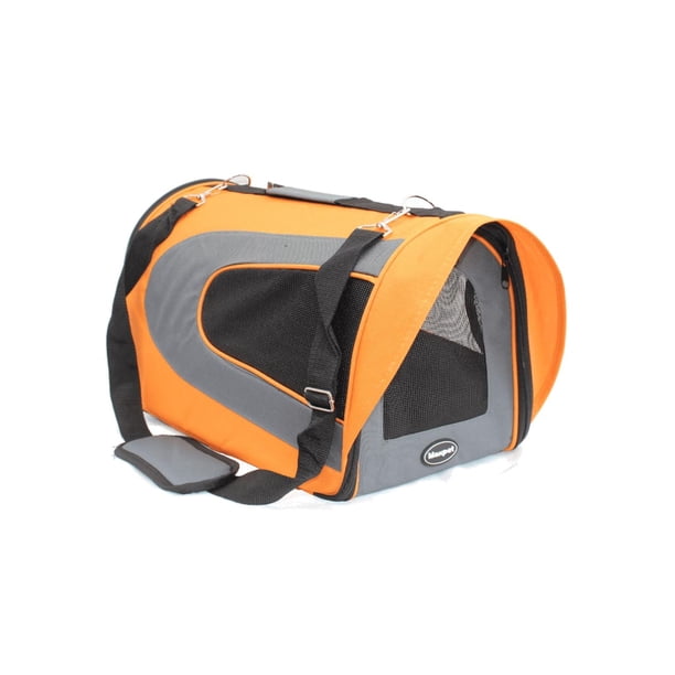 Bolso Transportador Mascotas Cabina Avión 48x28x23 cm naranja SA-1-Verde-1