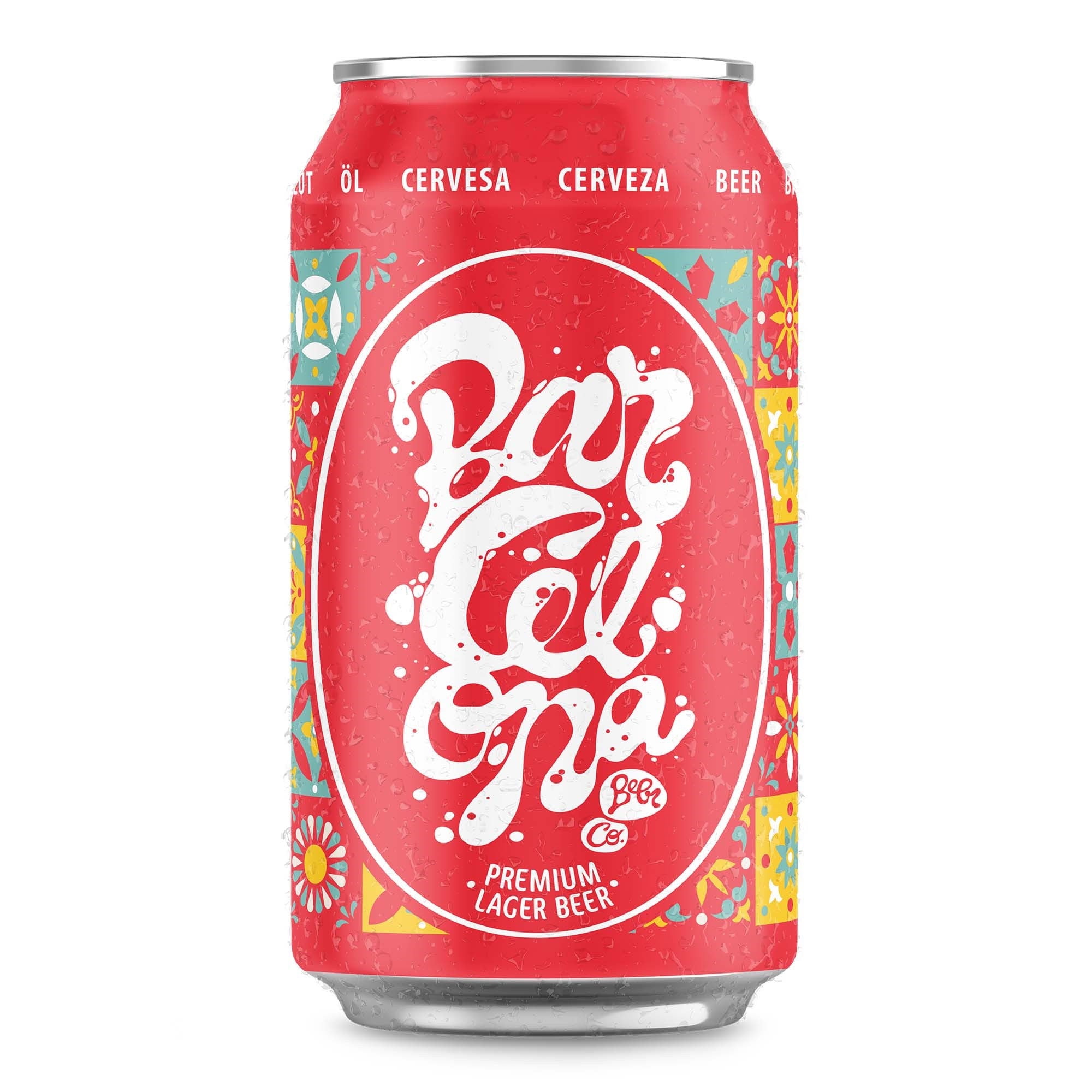 Cerveza Barcelona Lager Lata 4 330Cc