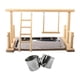 thumbnail image 3 of Parrot Mader Stand Activity Center Ladder W / TAP STAND NATURAL CON CUPAS DE 5 CM, 3 of 5