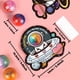 thumbnail image 3 of Set de regalos para el día de San Valentín Galaxy Slime con tarjetas espaciales para niños x28, 3 of 6