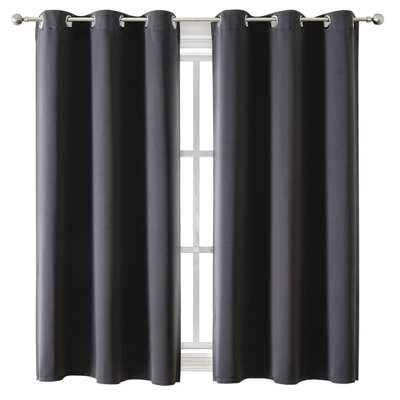 Cortinas opacas ChrisDowa con ojales y aislamiento térmico