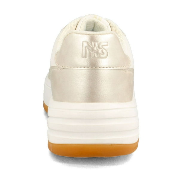 Zapatilla Mujer North Star Gina Blanco-Dorado Lider