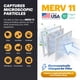 thumbnail image 3 of Filtro de aire BNX TruFilter 14x18x1 MERV 11 (paquete de 6) Allergen, 3 of 9