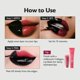 thumbnail image 5 of MILKTOUCH Tinta labial peel off negra - labial mate de larga duración, resistente al agua y a prueba de transferencia, altamente pigmentado, tinte labial de larga duración (4,5 g) #03 Black Apple, 5 of 9
