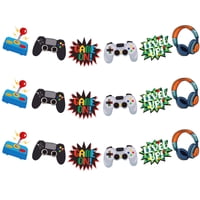 Kingzone - Tema De Videojuego Birthday Banner Game On Controllers Gamepad