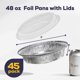 thumbnail image 2 of Bandeja para hornear Fit Meal Prep 23 cm – Pack de 45 con tapas, 2 of 7