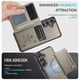 thumbnail image 5 of AutSpace Funda para Samsung Galaxy A16 4G/ 5G, Bloqueo RFID, Cuero PU, Compatible con MagSafe, Billetera Desmontable 2 en 1 con Tarjetero, Soporte, Cubierta Protectora Magnética, Gris, 5 of 9