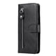thumbnail image 3 of Funda con Cremallera para Xiaomi Redmi 9A, Carcasa Cartera de Cuero PU con Soporte y Tarjetero, 3 of 6
