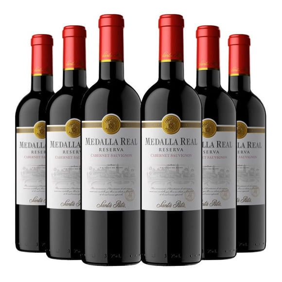 6 Vinos Medalla Real Cabernet Sauvignon, 750 ml, 13.5%