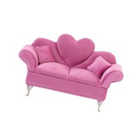 Bothyi - Caja De Joyería Para Sofá, Joyero Para Niñas Y Mujeres, Accesorios Para Muñecas De 12 Pulgadas, Rosa, 1/6