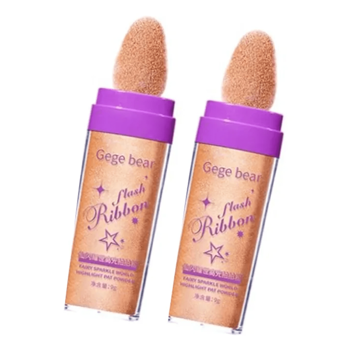 Genérico - Pack 2 Iluminador Polvo De Hadas Para Rostro Y Cuerpo Dorado