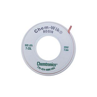Cinta desoldadora Chemtronics 7-25L .075" 7,5 m