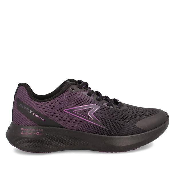 Zapatilla Mujer Power Xorise+100 Rn Eros2 Negro-Morado
