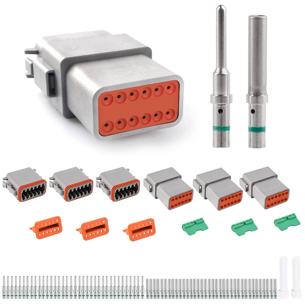 Conector De Cable Impermeable Jrready St6117 Dt De 12 Pines