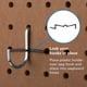 thumbnail image 4 of Kit de ganchos para tablas National Hardware S819-841 CD8377, 51 piezas, 4 of 6