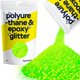 thumbnail image 1 of Purpurina de Resina Hemway 100 g Verde Fluorescente Fina, 1 of 7