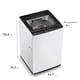 thumbnail image 3 of Lavadora automática Carga superior MDWMT18W 18KG Mademsa, 3 of 11