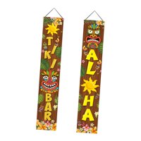 Bothyi - Letrero De Puerta, Banderas Decorativas Para Puerta, Letrero De Porche Para Carnaval En Casa Hawaiano