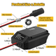 thumbnail image 5 of Convertidor Reductor de 18V a 12V para Adaptador de Batería de*walt Adaptador de Encendedor Adaptador de Rueda de Potencia, 5 of 9