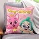 thumbnail image 1 of PINKFONG Fundas de almohada de terciopelo con tema, regalos de funda de almohada, decoración para el hogar, cojín de lanzar, regalo de cumpleaños para fans y parejas. 45cm x 45cm., 1 of 6