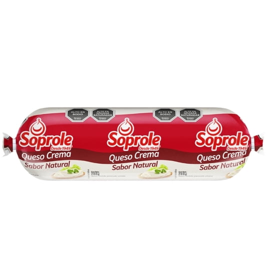Queso Crema Natural 200 g Soprole