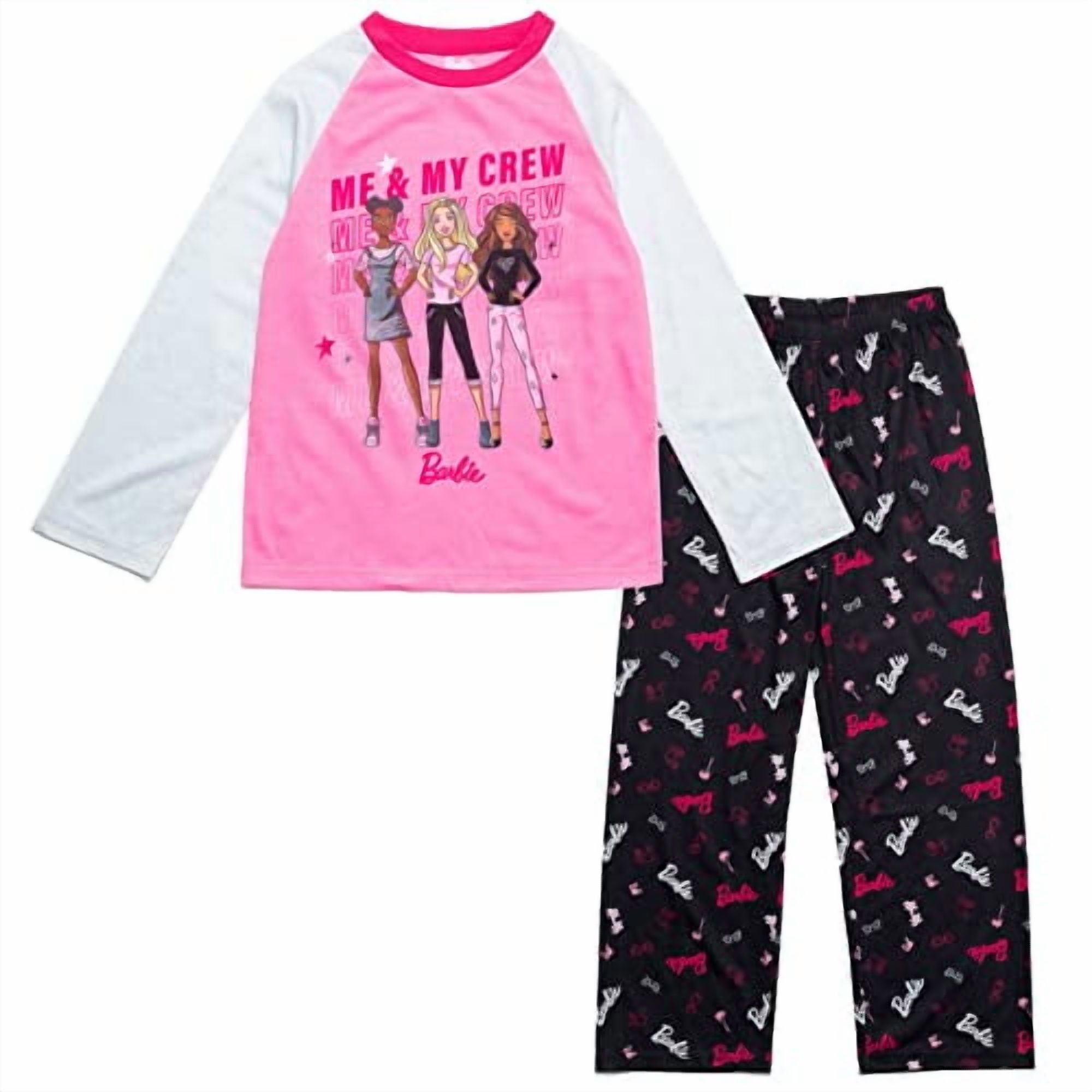 Barbie Camisa Y Pantalones De Pijama De Las Niñas Pequeñas
