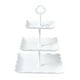 thumbnail image 1 of Soporte Para Cupcakes, Soporte Para Tartas, Bandeja Para Servir De 3 Niveles Para Fiesta De Bienvenida Al Bebé, Halloween, Ambos Blancos, 1 of 3