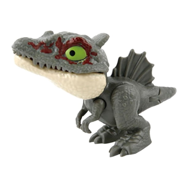Juguete De Dinosaurio Con Dedos Mordedores Con Articulaciones Flexibles Figura De Acción Para Accesorios Niños Spinosaurus Verde