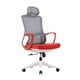 thumbnail image 1 of Silla ejecutiva ergonómica moderna con soporte lumbar gris, 1 of 6
