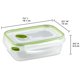 thumbnail image 4 of Recipiente de almacenamiento de alimentos Sterilite Ultra Seal, 730 ml, rectangular, 4 of 8