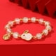 thumbnail image 1 of Handcrafted Chinese Lucky Rabbit Bracelet - Perfect for New Year Health & Protection, and Easter Gifts!, 1 of 4