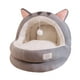 thumbnail image 2 of Cama Para Gatos Cueva Fondo Antideslizante Resistente Al Desgaste Gatos De Interior Semicerrado Nido Para Gatos Gris M, 2 of 5
