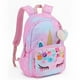 thumbnail image 3 of 1pc Cute Unicorn Pattern Backpack, Girls School Backpacks Students Large Capacity Girl Bag, Fashion Gradient Color Bag With Cute Plush Pendant, Large-capacity Travel Bag, 3 of 4