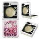 thumbnail image 1 of Funda Para Sansung Galaxy Z Flip 5 Con Brillo Líquido, Protección Completa Y Soporte De Anillo Giratorio, 1 of 4