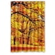 thumbnail image 1 of Cortina de ducha con diseño de árboles y bosque otoñal, juego de cortinas de baño con ganchos, tamaño 48 x 72 pulgadas, 1 of 3