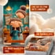 thumbnail image 5 of Juego de Mesa ANDREWBOLOTIN Tarot de Cuentos Tejidos 78 Cartas, 5 of 7