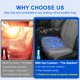 thumbnail image 4 of Cubre Asiento de Coche Qinlive Gris Ventilado y Refrigerante - 1 unidad, 4 of 9