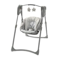 Baby Swing Graco Slim Spaces Compact Reign Con Arnés De 5 Puntos