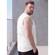 thumbnail image 4 of INSPIRE CHIC Camiseta sin mangas texturizada ligera de verano para hombre grande y alto 3XL Blanco, 4 of 5