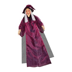 Magideal - Animada Colgante Decoración De Halloween Accesorio Embrujado Tamaño Natural De 70 Pulgadas Multifuncional Realista Para Interiores O Porche Cubi