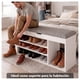 thumbnail image 3 of Zapatero Mueble Organizador con Asiento Banca y Cajón 90cm, 3 of 10