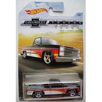 Hot Wheels - Llantas Calientes Camiones Chevrolet 100 Años Negro 83 Chevy Silverado