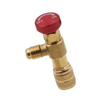 Magideal - Válvula De Alivio De Refrigerante Para Aire Acondicionado, Acoplador Rápido, Herramienta De Servicio Automotriz, Válvula De Carga De Refrigerante Para Estilo A