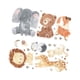 thumbnail image 1 of 2 Piezas De Pegatinas De Pared De Animales, Papel Tapiz Bonito Para Guardería, Decoración Del Hogar Para Habitación De Niños, 1 of 3