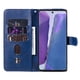 thumbnail image 5 of Funda con Cremallera para Samsung Galaxy Note 20 5G, Carcasa Cartera de Cuero PU con Soporte y Tarjetero, 5 of 6