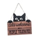 thumbnail image 5 of Letrero De Bienvenida Con Forma De Gato Divertido, Placa De Madera Para Decoración De Exteriores, 5 of 5