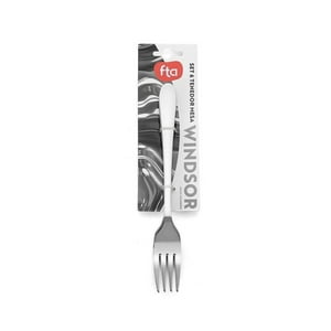 Set 6 Tenedor Mesa Windsor Acero Inoxidable Fta